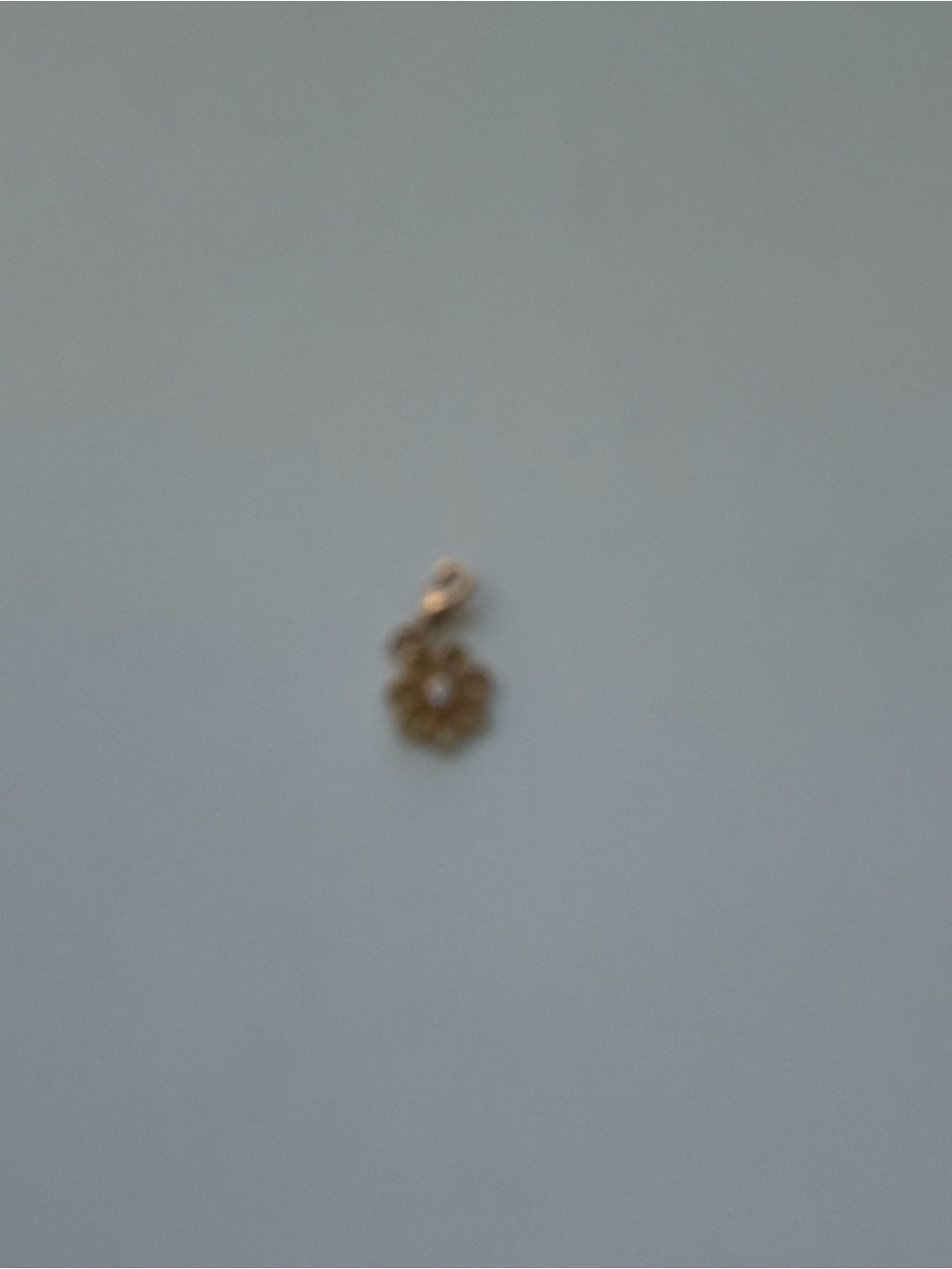 Thomas Sabo Gold Plated Sterling Silver Daisy Charm Authentic - Picture 4 of 7